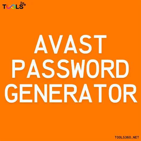 avast password generator.